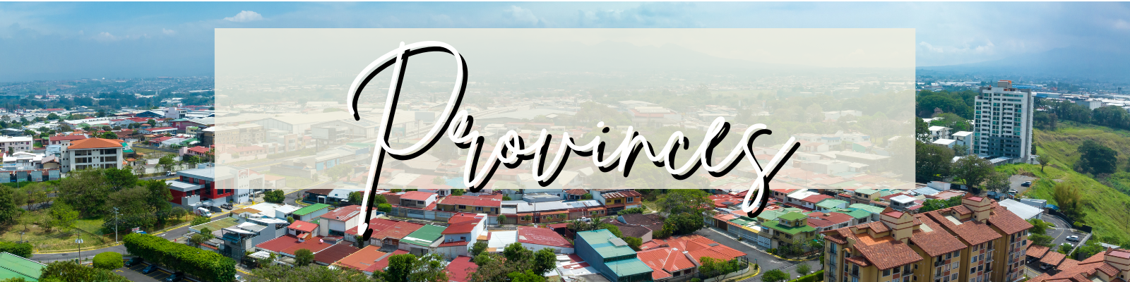 Costa Rica Provinces Map